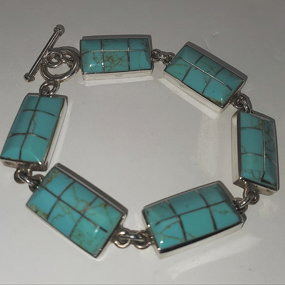 COPY - Sterling Turquiose Bracelet